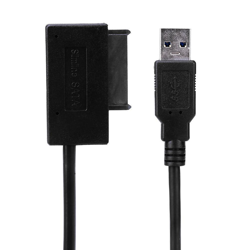 Notebook 7+6Pin Slimline SATA to USB2.0 Converter Adapter Easy Drive Cable