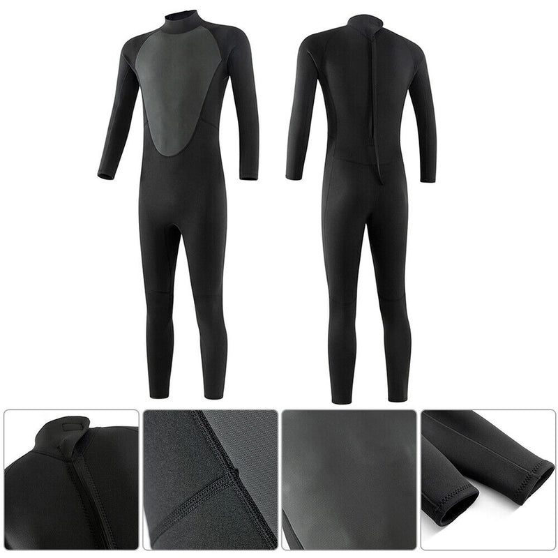 3mm Surfing Diving Snorkeling Wet Suit Women Men One Piece Long Sleeve Wetsui
