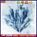 Ink Blue Flower Oil Paint By Numbers Kit DIY Acrylic Painting on Canvas Craft