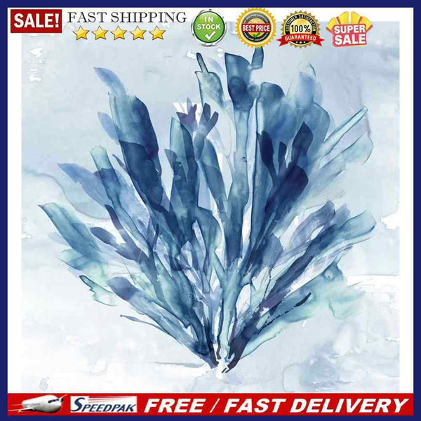 Ink Blue Flower Oil Paint By Numbers Kit DIY Acrylic Painting on Canvas Craft