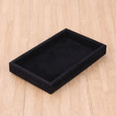 Earrings Bracelet Ring Jewelry Box Display Stand Holder Organizer(Black)