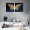 Handpainted DIY Golden Butterfly Oil Paint by Numbers Kit Pictures Craft Gi