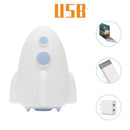 Night Lamp Bedoom Rechargeable Clap Instant Light Rocket Silicone Night Lights