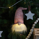 #A LED Light Up Scandinavian Gnome Party Supplies Tree Pendants Christmas Orname