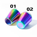 Stamper Colorful Soft Stamp For French Nails Silicone Nail Stamper With Cap