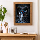 5D Diamond Painting Kit Scary Clown Full Round Drill DIY Crafts Mosaic Pict