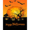 Halloween Pumpkin Bat Oil Paint By Numbers Kit Art Decor 40x50cm (B1602)