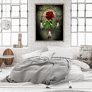 Flower Pattern Picture Acrylic Drawing Kit DIY Oil Paint by Numbers Room Deco