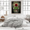 Flower Pattern Picture Acrylic Drawing Kit DIY Oil Paint by Numbers Room Deco