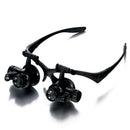 9892G Magnifier Glasses Loupes with LED Lighting Observation Magnifying Eyewear