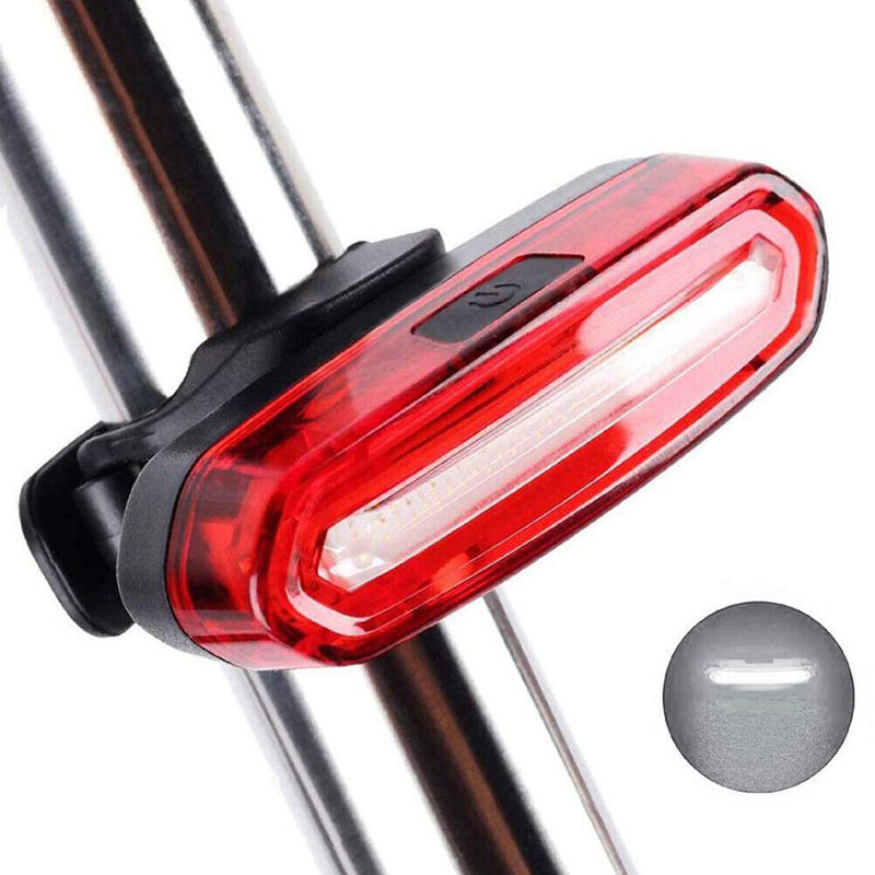 COB LED MTB Bike Rear Warning Lights 120LM Bicycle Taillight (White Light) Newly