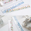 Floral Student Acrylic Multi-function Creative Stationery Drawing Tools Ruler