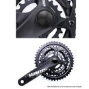 CNC MTB Road Bike Hollow Crank Cap Aluminum Crankset Screw Covers (Black)