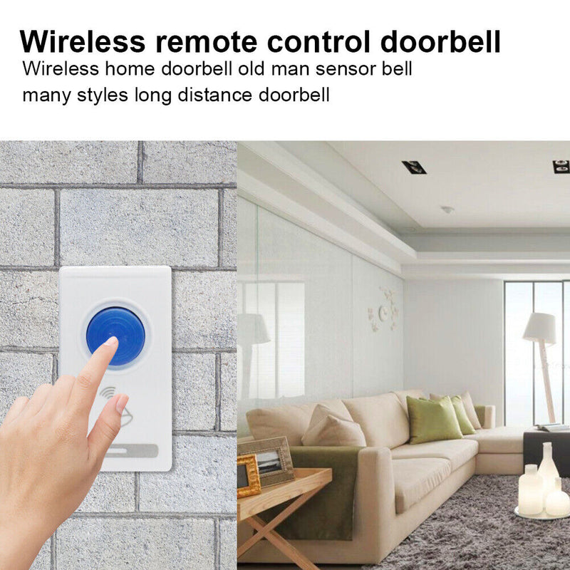 Intelligent Door Bell 32 Ringtones Home Office Security Transmitter+?????Receiver