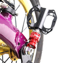 MUQZI 2pcs Bike Pedal Quick Release Buckle Pedal Frame Fixing Base (Red) Newly