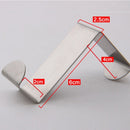 Cabinet Draw Organizer Holder Z-shape Stainless Steel Clothes Hanger Door Hook