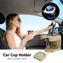 Universal Car Cup Drink Holder Support Auto Interior Folding Brace (Beige) Newly