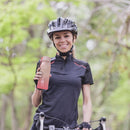500ml Sports Water Bottle Gradient Frosted Portable Drinking Cup (Pink) Newly