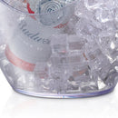 Ingot Beer Ice Bucket Bar KTV Home Wine Holder Transparent Barware (4L)