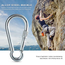 Alloy Steel Carabiner Outdoor Camp Lock Hook Buckle Climbing Tools (10mm)