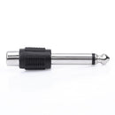 4pcs RCA/AV Female to 6.35mm 1/4 Inch Male Mono Audio Adapters Connectors