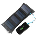 5V 6W USB Foldable Solar Panel Charger Pack Outdoors Charging Power Bank Newly