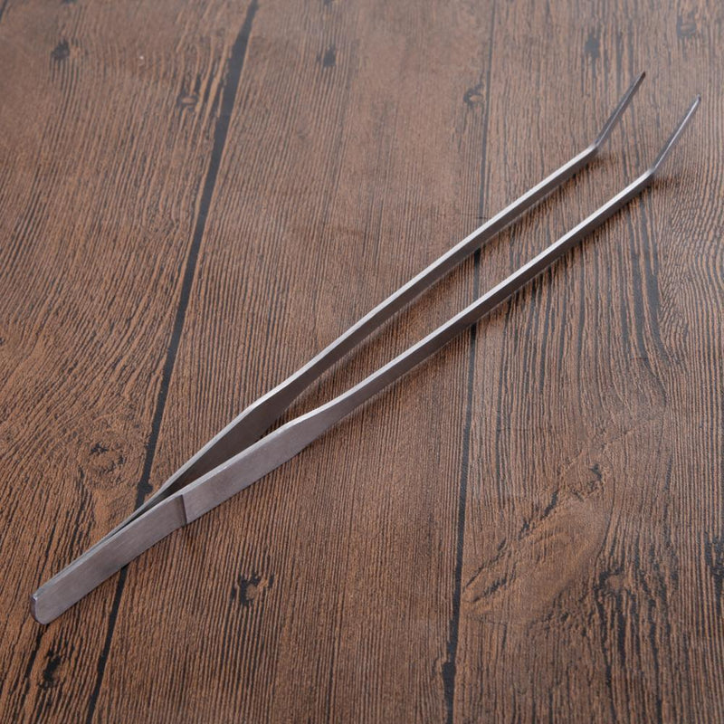 Universal 27CM Aquarium Plant Shrimp Reef Tank Straight Tweezer  Crooked