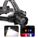 Portable Telescopic Zoom XHP160 LED Headlamp Outdoor Waterproof Head Torch