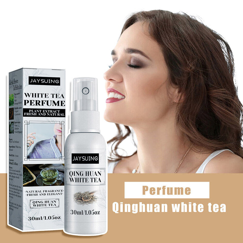30ml Perfume Spray Portable White Tea Button Long Lasting Aroma for Women Beauty