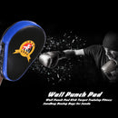 Durable PU Boxer Pad Hand Target MMA Punch Pad for Boxing Training (Blue)