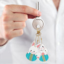 2x DIY Full Special Shape Diamond Painting Keychain Bag Decor Kit (DYSK14)