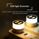 1pc USB Extender Portable LED Night Light Plug-and-Play Lamp (Warm Light) Newly