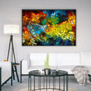 5D DIY Diamond Painting Full Round Drill Geometry Picture Rhinestone