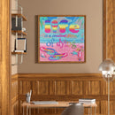 Diamond painting 5D DIY calligraphy and painting crystal diamond (B1713) Newly