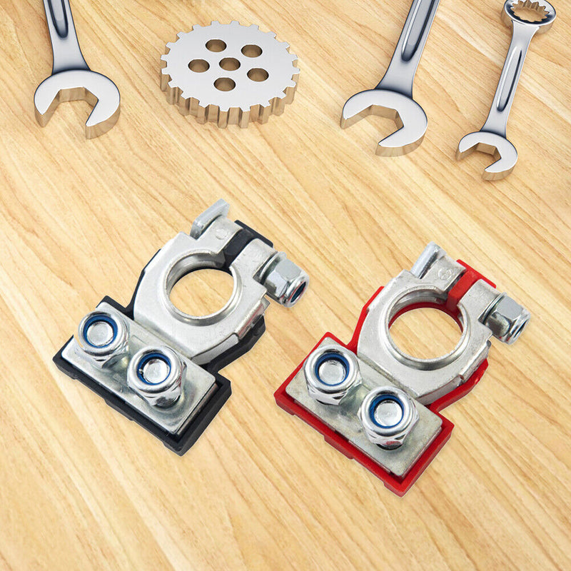 2pcs Vehicle Battery Connector Head Caravan Boat Cable Clamp Replacing Tool Kit