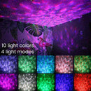 LED Galaxy Star Moon Cloud Projector Night Light Starry Lamp Ocean Wave Top P7Z1