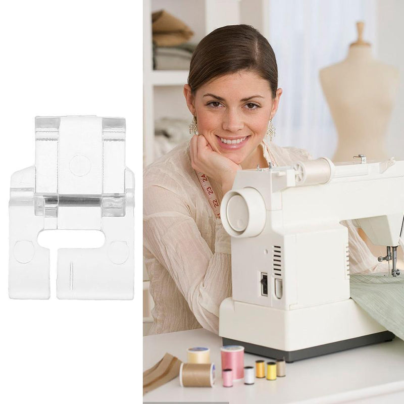 Transparent Plastic Short Satin Inlaid Presser Foot Feet Sewing Accessories