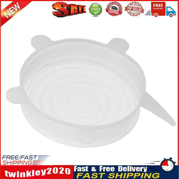 Heat Resistant Reusable Stretch Silicone Lids Food Wrap Bowl Cover (11cm) Newly