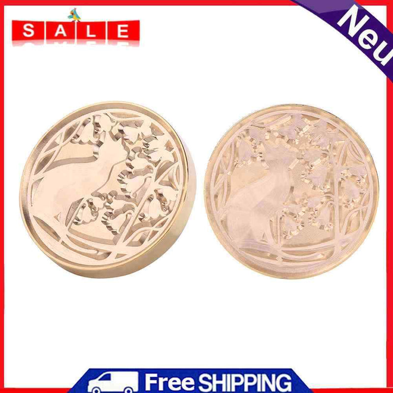 Retro Wax Seal Stamp Replace Copper Head Envelope DIY Sealing Wax Decor Craft