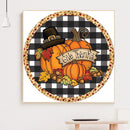 pumpkin Diamond Painting Full Round Rhinestone Wall
