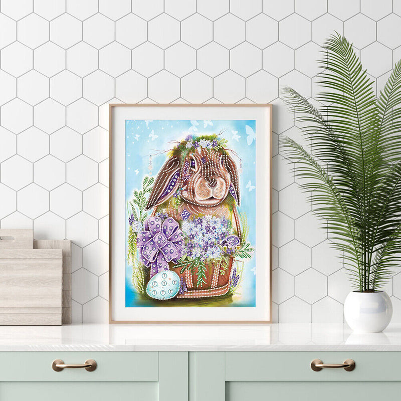 DIY Animal Partial Special Shape Drill Diamond Painting Picture Decor Handmade