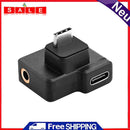 USB Type C Male to Female + 3.5mm Microphone Audio Adapter for DJI OSMO ACTION