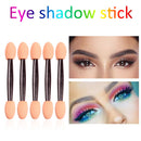 50pcs Pro Sponge Stick Eye Shadow Cosmetic Double-head Eyeshadow Brushes Newly