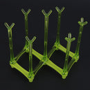 Glass Cup Bottle Drying Rack Drainer Shelf Holder Kitchen Organizer(Green) Newly
