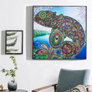 5D DIY Special Shaped Diamond Painting Cross Stitch Kit (D1021 Animal) Newly