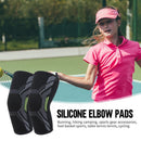 Sports Knitting Compression Elbow Brace Support Arm Protector Sleeve (M) Newly