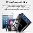 Q4 5.1A 4USB QC3.0 Fast Charging 4 Multi Port Mobile Phone Charger Power Adapter