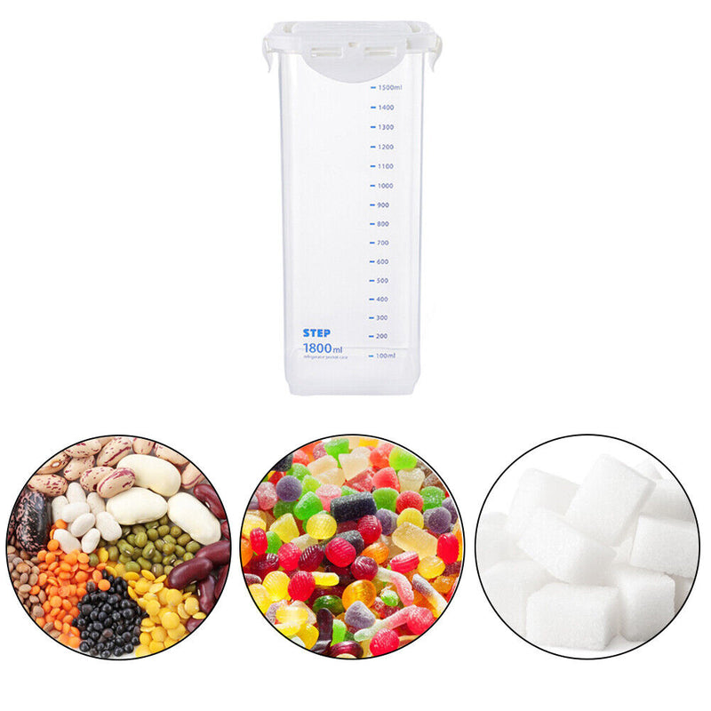 Scaled Grain Sealed Can Kitchen Food Storage Tank Plastic Dried Fruit Sneak Box