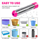 Electric Water Heater Portable Bathtub Bucket Heating Stick (3000W Red UK) Newly