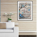 5D Diamond Painting Butterfly Letter Full Round Mosaic Canvas DIY Home Pict
